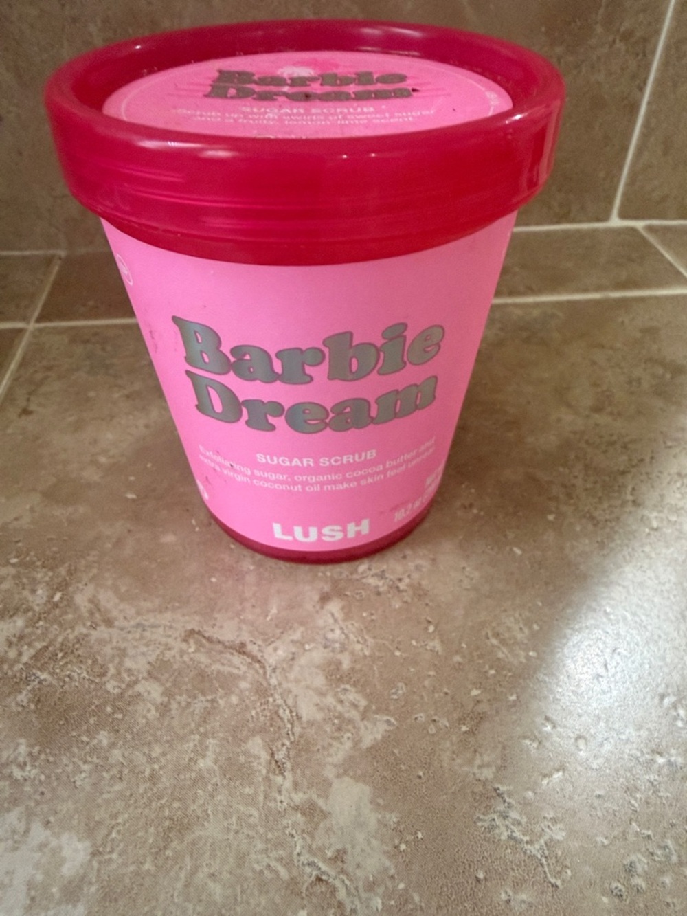 Lush Barbie Dream Sugar Scrub - Hot Pink Tub 10.2 oz-Discontinued item.